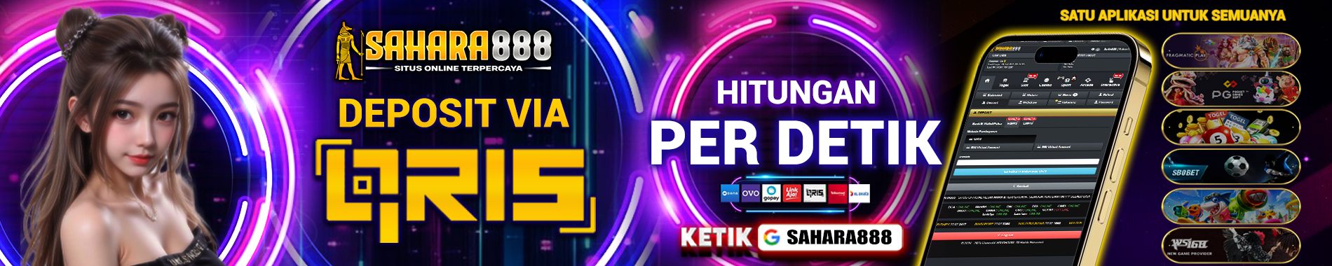 DEPO VIA QRIS SAHARA888